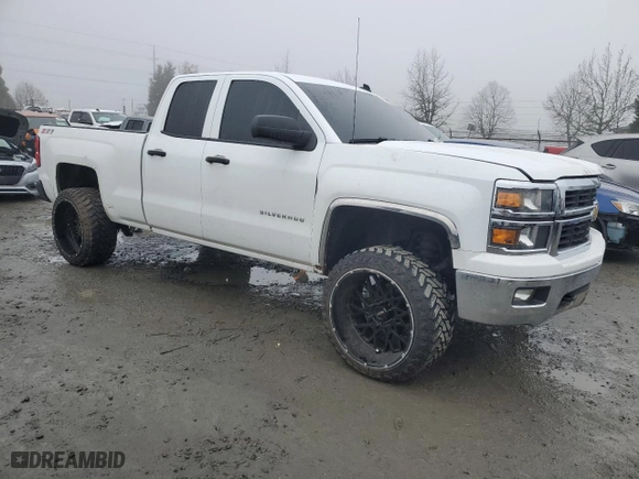 2014 Chevrolet Silverado 1500 LT with VIN 1GCVKREC2EZ343290, listed as a Copart auction lot 88263625 with NaN miles and Salvage Title. Bid and sale history available at carsss.com. Image 4.