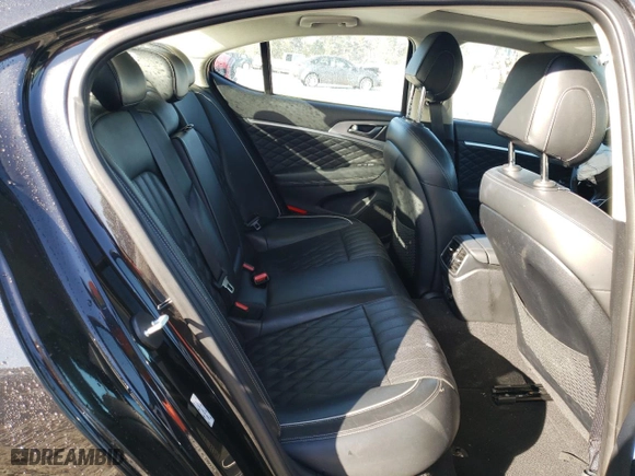 2019 Genesis G70 2.0T Advanced with VIN KMTG44LA4KU016925, listed as a Copart auction lot 45499115 with 52,722 mi miles and Salvage Title. Bid and sale history available at carsss.com. Image 10.