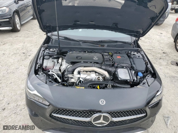 2025 Mercedes-Benz CLA with VIN W1K5J4GBXSN526715, listed as a Copart auction lot 43792955 with 528 mi miles and Salvage Title. Bid and sale history available at carsss.com. Image 11.
