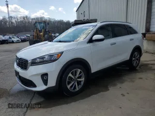 2019 Kia Sorento EX z VIN 5XYPH4A59KG454740, wystawiony jako Copart lot #52552275 z przebiegiem 130 114 mil mil oraz Czysty tytuł • Clean title. Historia ofert i sprzedaży dostępna na DreamBid. Obrazek 1.
