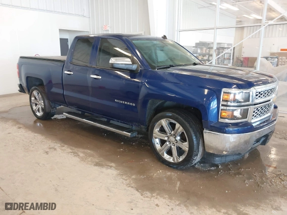 2014 Chevrolet Silverado 1500 LT with VIN 1GCRCREC5EZ204589, listed as a IAAI auction lot 41736755 with 190,292 mi miles. Bid and sale history available at carsss.com. Image 1.