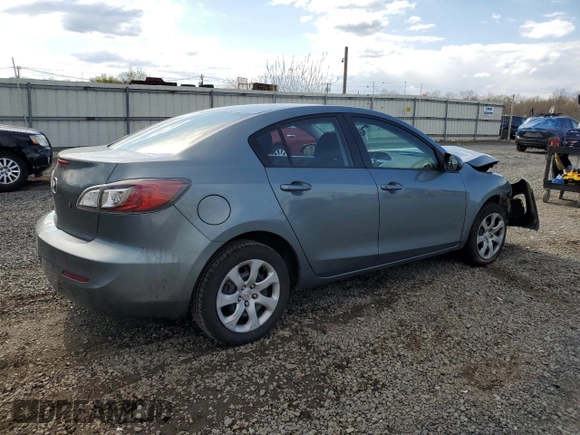 2013 Mazda 3 i SV with VIN JM1BL1TF8D1709748, listed as a Copart auction lot 53201555 with Not Provided miles and Salvage Title. Bid and sale history available at DreamBid. Image 3.