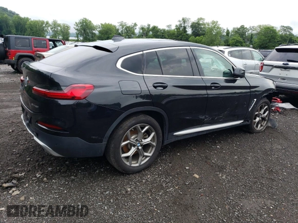 2020 BMW X4 xDrive30i with VIN 5UX2V1C06L9B74345, listed as a Copart auction lot 57495183 with 0 mi miles. Bid and sale history available at carsss.com. Image 3.