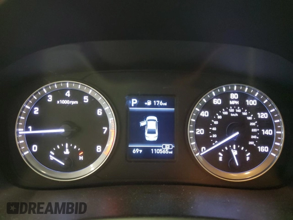 2018 Hyundai Sonata SE z VIN 5NPE24AF6JH604540, wystawiony jako Copart lot #55206425 z przebiegiem 110 565 mil mil oraz Szkoda całkowita • Salvage title. Historia ofert i sprzedaży dostępna na DreamBid. Obrazek 9.