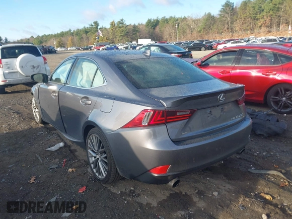 2015 Lexus IS 250 with VIN JTHCF1D22F5020032, listed as a IAAI auction lot 40811836 with 92,943 mi miles and . Bid and sale history available at DreamBid. Image 3.
