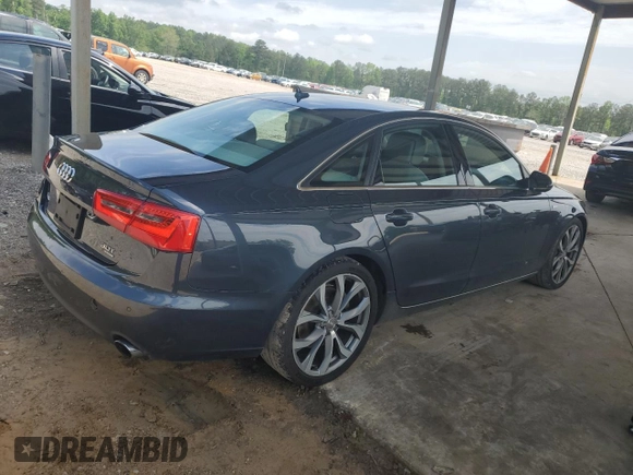 2014 Audi A6 Premium Plus with VIN WAUFGAFC5EN006719, listed as a Copart auction lot 54278245 with 150,104 mi miles and Salvage title. Bid and sale history available at DreamBid. Image 3.