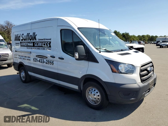 2020 Ford Transit Cargo with VIN 1FTBR2C8XLKB28623, listed as a Copart auction lot 70620544 with 60,020 mi miles and Salvage Title. Bid and sale history available at carsss.com. Image 4.