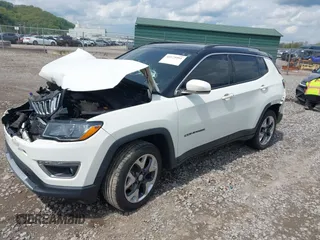 2019 Jeep Compass Limited with VIN 3C4NJDCB2KT704231, listed as a IAAI auction lot 42175991 with 70,892 mi miles and . Bid and sale history available at DreamBid. Image 17.