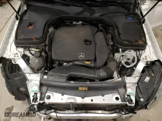 2021 Mercedes-Benz GLC with VIN W1N0G8EB5MV311395, listed as a Copart auction lot 51455575 with 25,270 mi miles and Salvage Title. Bid and sale history available at carsss.com. Image 11.
