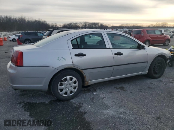 2007 Mitsubishi Galant DE z VIN 4A3AB26F27E034179, wystawiony jako Copart lot #88202485 z przebiegiem 197 830 mil mil oraz Szkody całkowita. Historia ofert i sprzedaży dostępna na DreamBid. Obrazek 3.