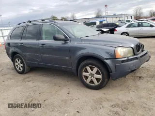 2005 Volvo XC90 with VIN YV1CY592151197151, listed as a Copart auction lot 46295705 with 208,437 mi miles and Salvage Title. Bid and sale history available at carsss.com. Image 4.
