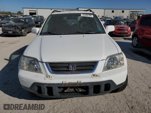 2000 Honda CR-V SE with VIN JHLRD1877YS015584, listed as a Copart auction lot 76346194 with 234,950 mi miles and Salvage Title. Bid and sale history available at carsss.com. Image 5.