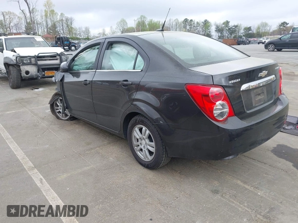 2013 Chevrolet Sonic LT with VIN 1G1JC5SH9D4193932, listed as a IAAI auction lot 41923606 with 132,339 mi miles and . Bid and sale history available at DreamBid. Image 3.