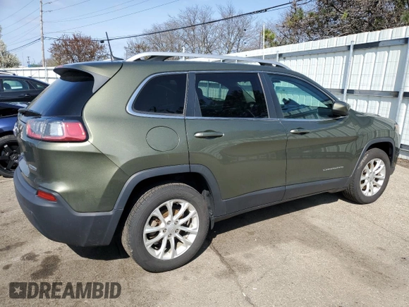 2019 Jeep Cherokee Latitude with VIN 1C4PJLCB0KD448342, listed as a Copart auction lot 51621495 with 86,551 mi miles and Salvage Title. Bid and sale history available at carsss.com. Image 3.