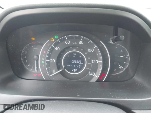 2014 Honda CR-V LX with VIN 2HKRM3H39EH507582, listed as a IAAI auction lot 41997727 with 93,826 mi miles. Bid and sale history available at carsss.com. Image 7.
