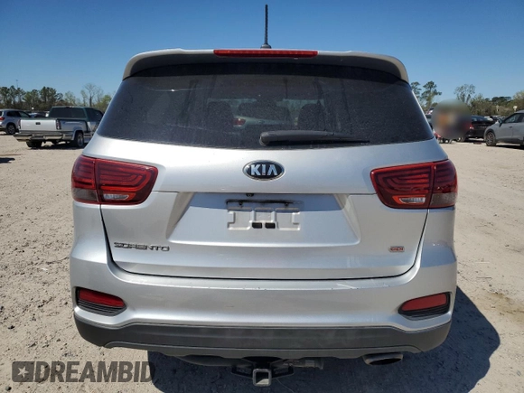 2019 Kia Sorento LX with VIN 5XYPG4A39KG579402, listed as a Copart auction lot 49922845 with 128,747 mi miles and Salvage Title. Bid and sale history available at carsss.com. Image 6.