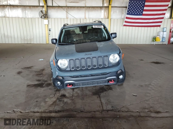 2018 Jeep Renegade Trailhawk with VIN ZACCJBCB9JPH79512, listed as a Copart auction lot 52190995 with 55,121 mi miles and Salvage title. Bid and sale history available at DreamBid. Image 5.