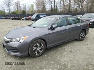 2017 Honda Accord Sedan LX with VIN 1HGCR2F37HA117422, listed as a Copart auction lot 51909935 with 131,195 mi miles and Salvage Title. Bid and sale history available at carsss.com. Image 1.