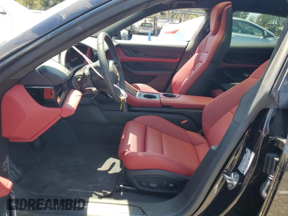 2024 Porsche Taycan 4 with VIN WP0BA2Y16RSA60206, listed as a Copart auction lot 62514854 with 753 mi miles and Salvage title. Bid and sale history available at DreamBid. Image 7.