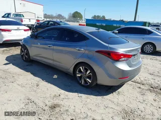 2014 Hyundai Elantra SE with VIN KMHDH4AE7EU032788, listed as a IAAI auction lot 41638876 with 135,943 mi miles. Bid and sale history available at carsss.com. Image 3.