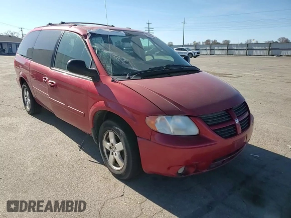 2005 Dodge Caravan SXT with VIN 2D4GP44L05R218848, listed as a Copart auction lot 61288954 with 201,265 mi miles and Salvage Title. Bid and sale history available at carsss.com. Image 11.