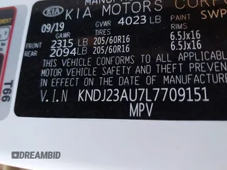 2020 Kia Soul LX with VIN KNDJ23AU7L7709151, listed as a IAAI auction lot 41357284 with 24,230 mi miles. Bid and sale history available at carsss.com. Image 9.