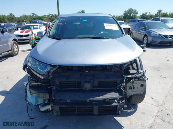 2018 Honda CR-V EX-L with VIN 7FARW1H83JE009739, listed as a IAAI auction lot 42002523 with 28,624 mi miles. Bid and sale history available at carsss.com. Image 13.