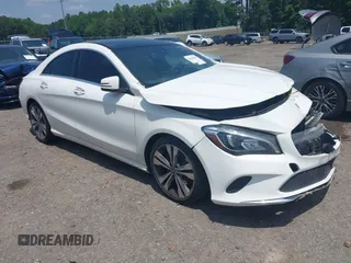 2018 Mercedes-Benz CLA 250 with VIN WDDSJ4GB8JN665517, listed as a IAAI auction lot 42431303 with 145,431 mi miles and . Bid and sale history available at DreamBid. Image 1.