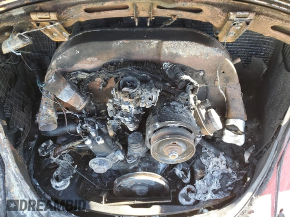 1973 Volkswagen Beetle with VIN 1532621381, listed as a Copart auction lot 76467054 with Not Provided miles and Salvage Title. Bid and sale history available at DreamBid. Image 12.