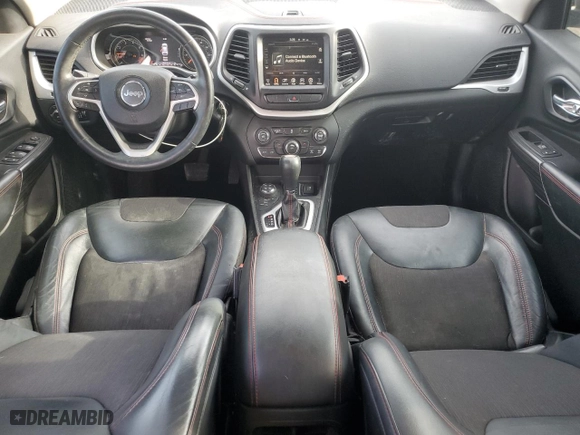 2015 Jeep Cherokee Trailhawk with VIN 1C4PJMBB1FW610755, listed as a Copart auction lot 46622945 with 156,318 mi miles and Salvage Title. Bid and sale history available at carsss.com. Image 8.
