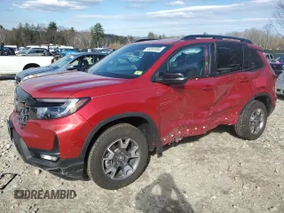 2023 Honda Passport TrailSport with VIN 5FNYF8H61PB029379, listed as a Copart auction lot 49202384 with 15,688 mi miles and Salvage Title. Bid and sale history available at carsss.com. Image 1.