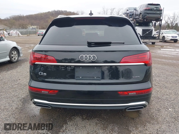 2022 Audi Q5 S line Premium Plus with VIN WA1EAAFY6N2034701, listed as a IAAI auction lot 41952830 with 26,077 mi miles and . Bid and sale history available at DreamBid. Image 15.