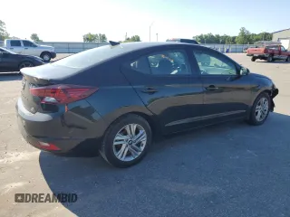 2020 Hyundai Elantra SEL with VIN 5NPD84LF7LH543760, listed as a Copart auction lot 55917154 with 112,425 mi miles and Salvage Title. Bid and sale history available at carsss.com. Image 3.