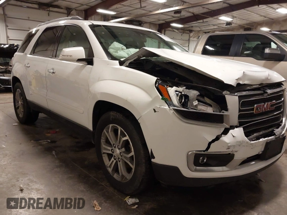 2016 GMC Acadia SLT with VIN 1GKKVSKDXGJ149675, listed as a IAAI auction lot 41833445 with 176,706 mi miles and . Bid and sale history available at DreamBid. Image 1.