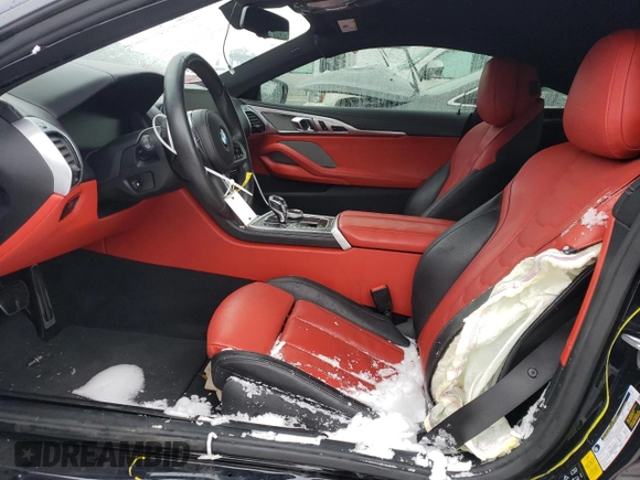 2019 BMW 8 Series M850i xDrive with VIN WBABC4C54KBU96021, listed as a Copart auction lot 82682333 with 0 mi miles. Bid and sale history available at carsss.com. Image 7.