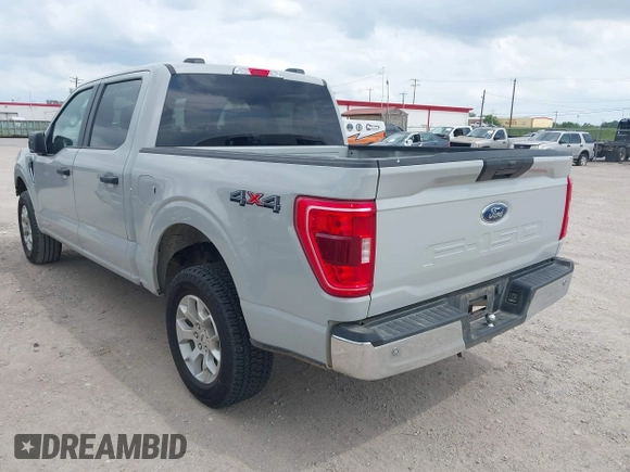 2023 Ford F-150 XL with VIN 1FTFW1E50PKE94894, listed as a IAAI auction lot 42140518 with 35,109 mi miles. Bid and sale history available at carsss.com. Image 3.