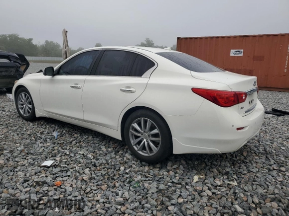 2015 Infiniti Q50 Premium with VIN JN1BV7AR0FM410138, listed as a Copart auction lot 50978665 with 143,433 mi miles and Non Repairable. Bid and sale history available at carsss.com. Image 2.