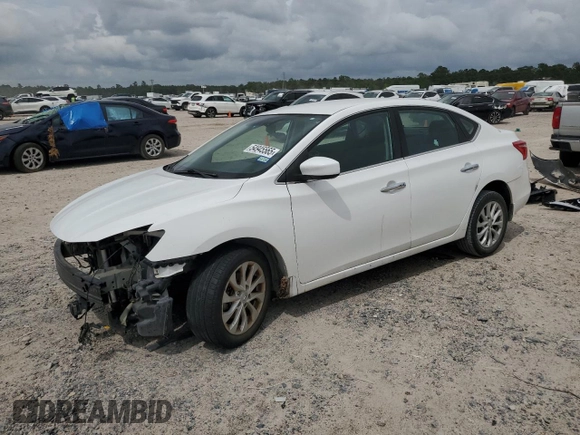 2019 Nissan Sentra SV with VIN 3N1AB7AP0KL604630, listed as a Copart auction lot 54945565 with 73,998 mi miles and Salvage Title. Bid and sale history available at DreamBid. Image 1.