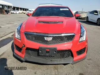2017 Cadillac ATS-V with VIN 1G6AN1RY1H0184660, listed as a Copart auction lot 76267494 with 81,309 mi miles and Salvage Title. Bid and sale history available at carsss.com. Image 5.