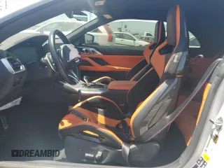 2022 BMW M4 Competition xDrive with VIN WBS33BA0XNCK43697, listed as a Copart auction lot 59272504 with 0 mi miles and Salvage Title. Bid and sale history available at carsss.com. Image 7.
