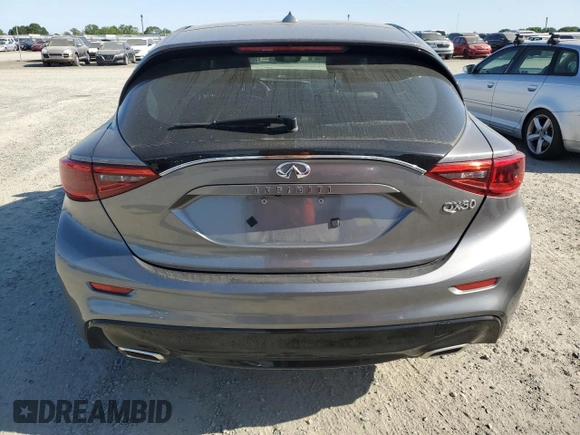 2018 Infiniti QX30 Luxury with VIN SJKCH5CP3JA060276, listed as a Copart auction lot 52947805 with 73,401 mi miles and Salvage title. Bid and sale history available at DreamBid. Image 6.