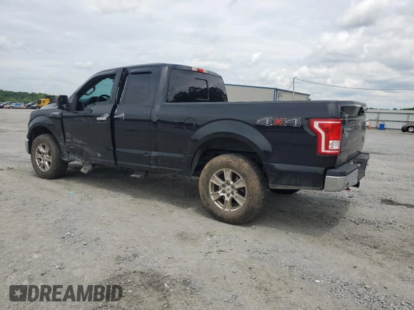 2017 Ford F-150 XL with VIN 1FTEX1EP8HFA43975, listed as a Copart auction lot 58847945 with 136,569 mi miles and Salvage title. Bid and sale history available at DreamBid. Image 2.