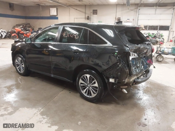 2017 Acura RDX w/Advance Pkg with VIN 5J8TB4H7XHL037035, listed as a IAAI auction lot 41317245 with 93,924 mi miles. Bid and sale history available at carsss.com. Image 3.