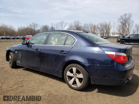 2006 BMW 5 Series 530xi with VIN WBANF735X6CG67105, listed as a Copart auction lot 51632655 with 164,969 mi miles and Salvage Title. Bid and sale history available at DreamBid. Image 2.