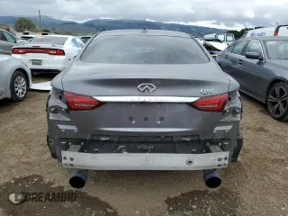 2018 Infiniti Q50 Luxe with VIN JN1EV7AP7JM352288, listed as a Copart auction lot 48599675 with 52,477 mi miles and Salvage Title. Bid and sale history available at carsss.com. Image 6.