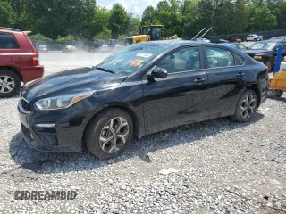 2021 Kia Forte LXS with VIN 3KPF24AD1ME357116, listed as a Copart auction lot 63727855 with 97,782 mi miles and Salvage title. Bid and sale history available at DreamBid. Image 1.