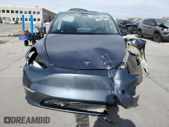 2023 Tesla Model Y Long Range with VIN 7SAYGAEE4PF873757, listed as a Copart auction lot 49530325 with 16,238 mi miles and Salvage Title. Bid and sale history available at DreamBid. Image 5.