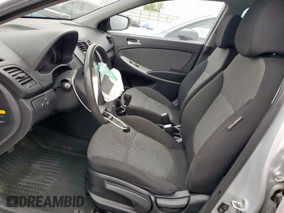 2012 Hyundai Accent GS with VIN KMHCT5AE8CU031209, listed as a Copart auction lot 57881945 with 126,756 mi miles and Salvage title. Bid and sale history available at DreamBid. Image 7.