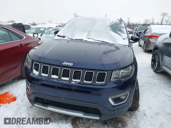 2021 Jeep Compass Limited with VIN 3C4NJDCB3MT594308, listed as a IAAI auction lot 41260655 with 79,990 mi miles and . Bid and sale history available at DreamBid. Image 12.