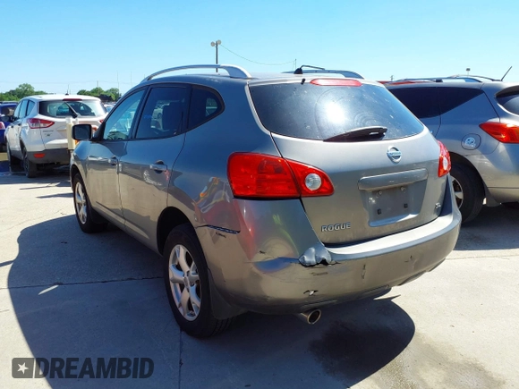 2009 Nissan Rogue SL with VIN JN8AS58T59W059795, listed as a IAAI auction lot 42088191 with 196,877 mi miles and . Bid and sale history available at DreamBid. Image 3.